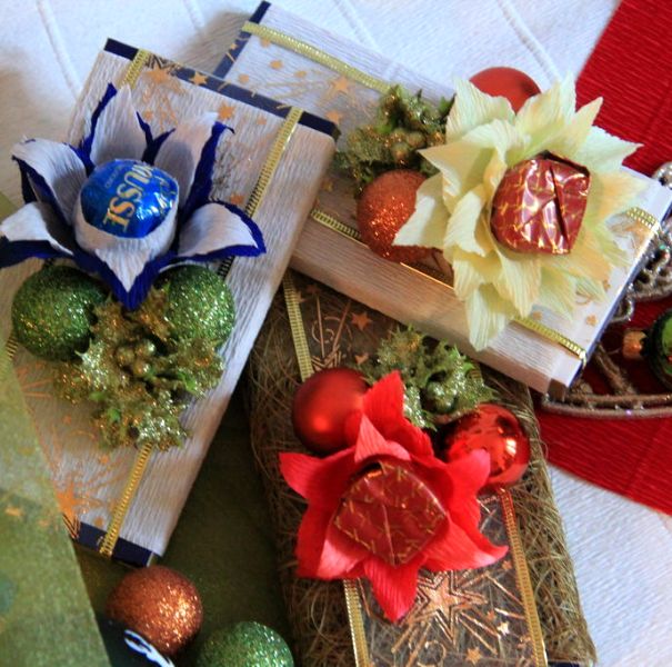 Фото подарка школьнику 4 класса на Новый Год: конфеты, шоколадки